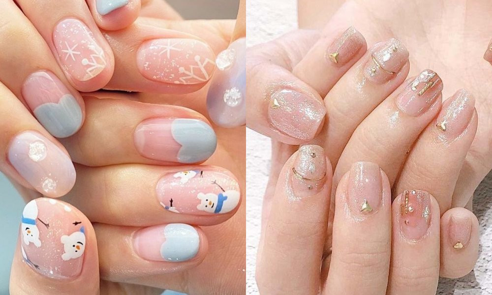Kiểu móng tay đẹp 2024 họa tiết trừu tượng nghệ thuật