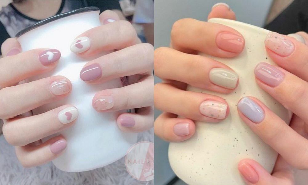 Kiểu móng tay đẹp 2024 tối giản với tông nude tinh tế