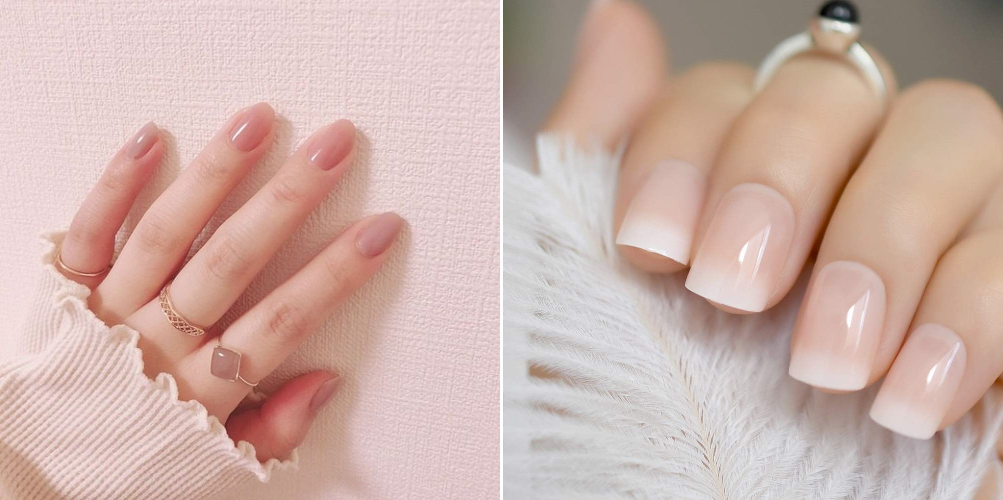 Mẫu móng tay đào nhẹ nhàng, yêu kiều chuẩn nàng thơ