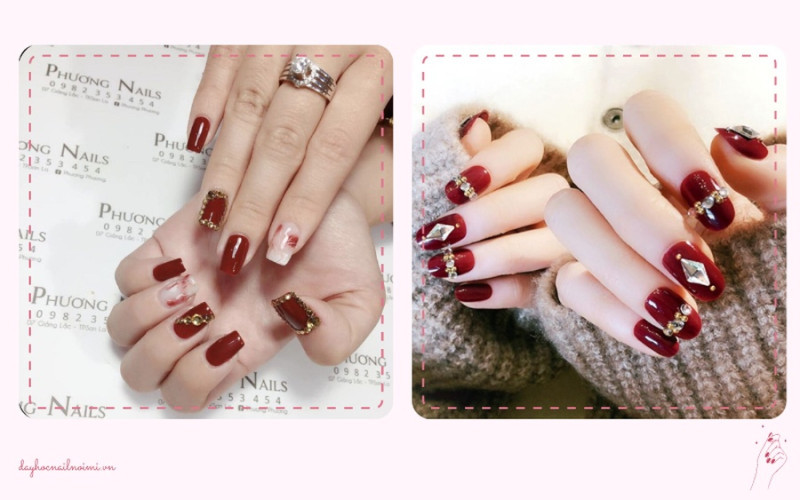 Mẫu móng tay đẹp sang chảnh cho tiệc tùng