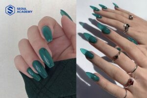 Mẫu móng tay xanh ngọc sơn thạch