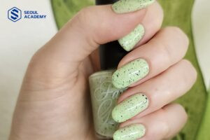 Mẫu móng tay xanh ngọc trứng cút