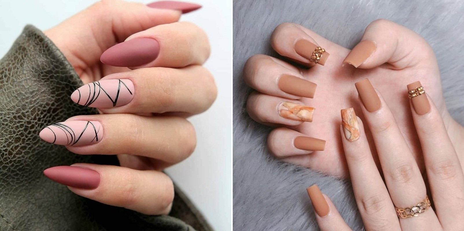 mẫu móng tay xinh đơn giản sơn lì độc đáo