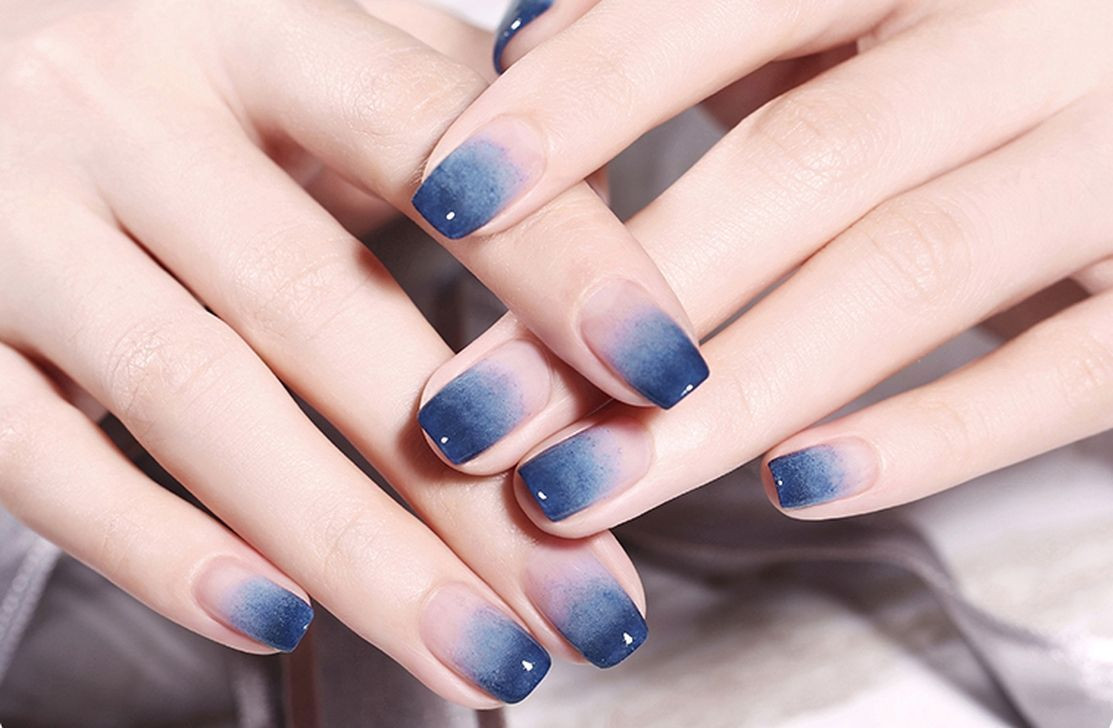 mẫu nail cô dâu ombre