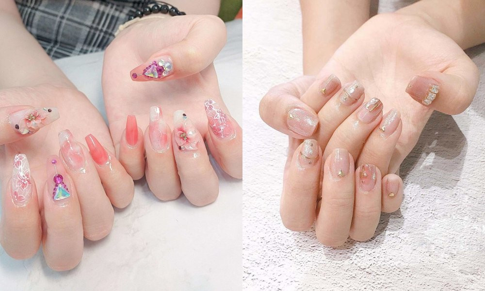 Mẫu nail đẹp 2024 màu pastel ombre tinh tế