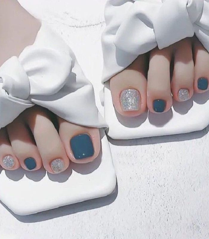 Mẫu nail đi biển đơn giản sơn gel bền màu