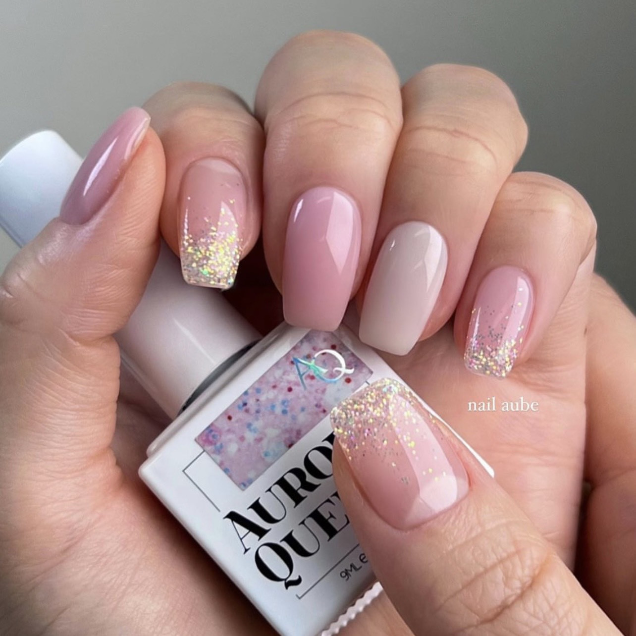 Mẫu nail hồng baby pastel đáng yêu của Ảnh Nail
