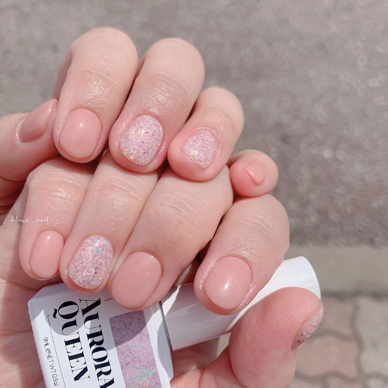Mẫu nail hồng pastel dịu dàng