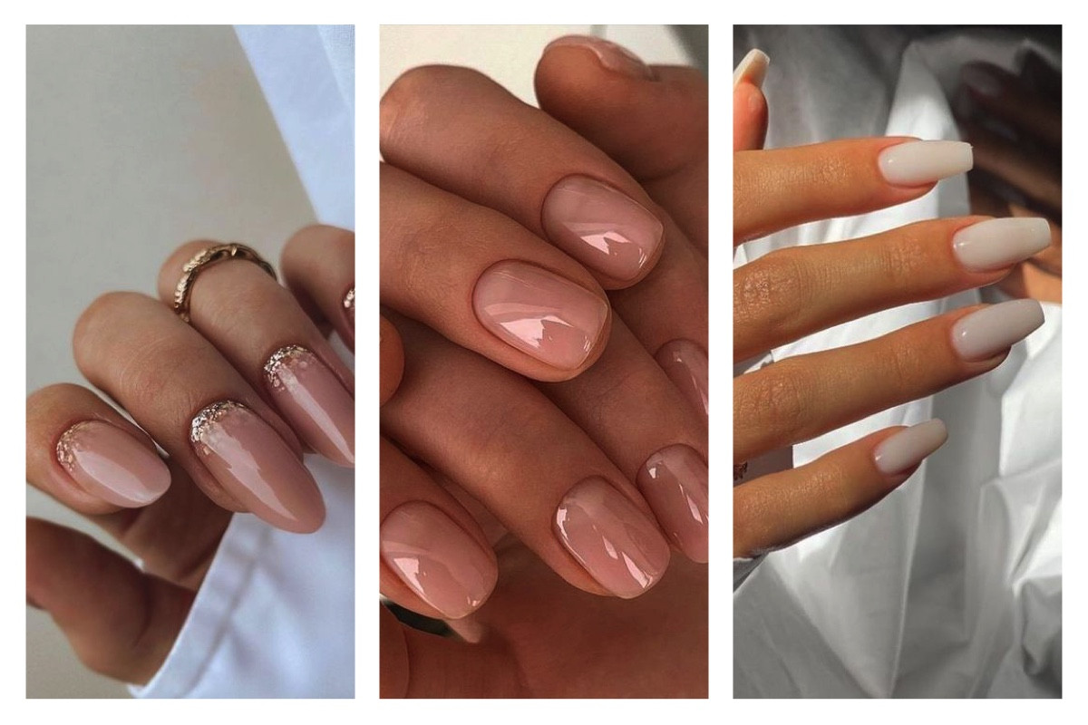 Mẫu nail nude đơn giản nhưng cực kỳ tôn da ngăm, mang lại vẻ đẹp tự nhiên