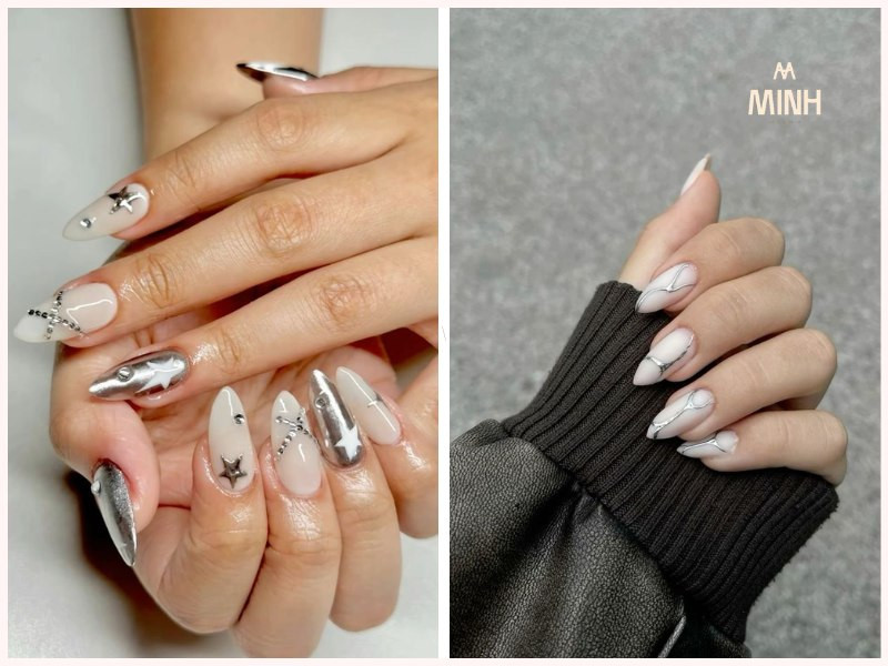 Màu nail thạch trắng