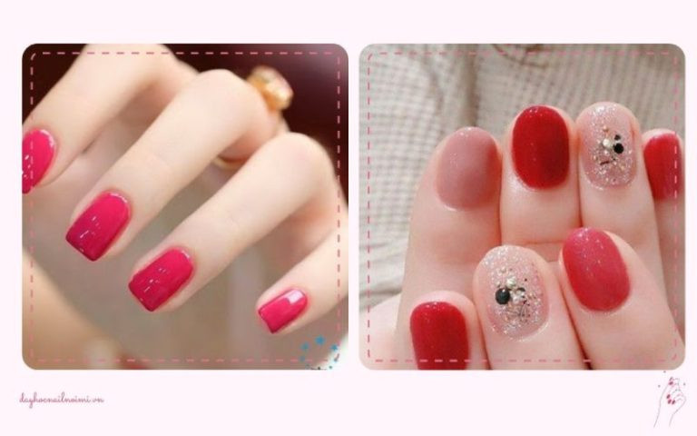 Màu sơn móng đỏ hồng thích hợp cho mọi cô nàng