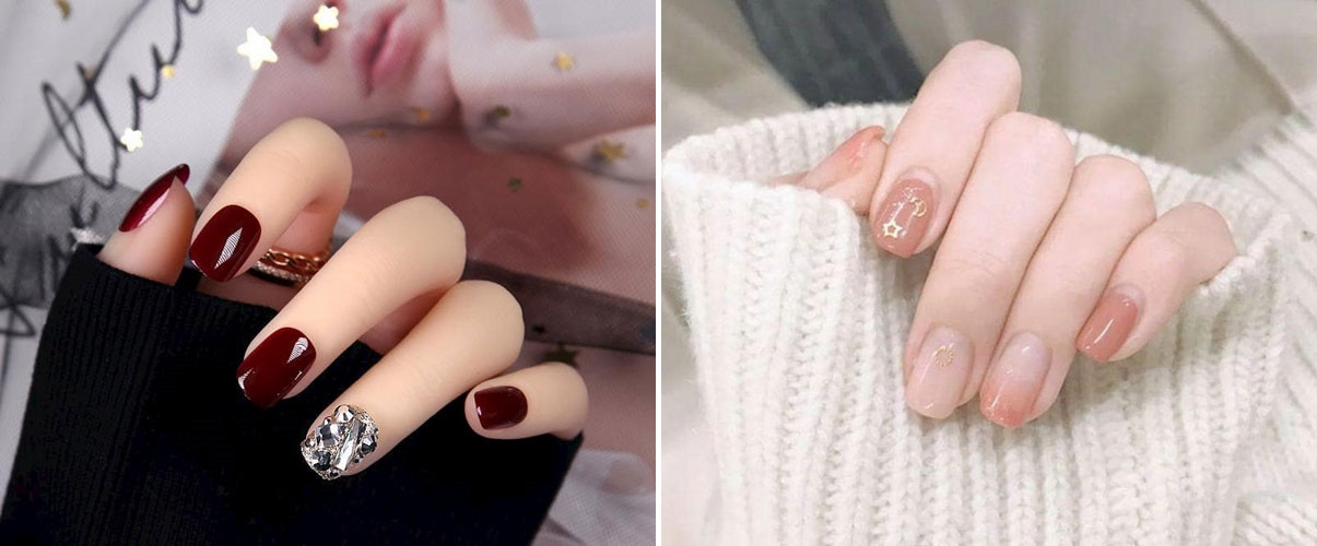 Mẫu sơn móng tay đơn giản tinh tế