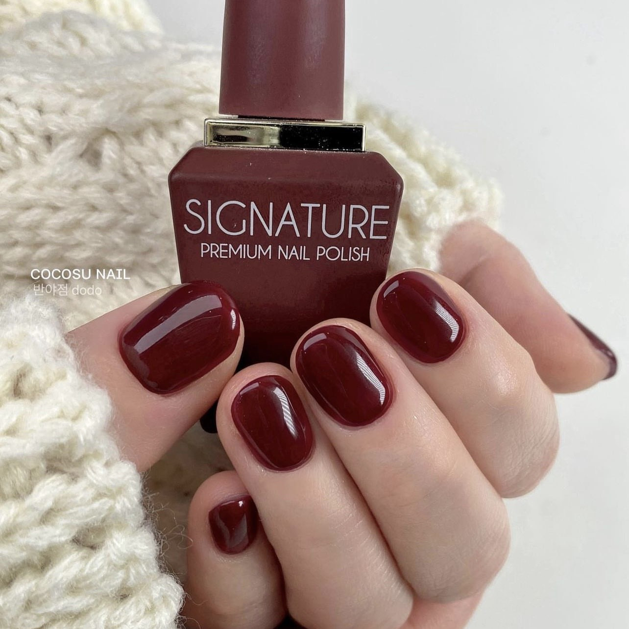 Mẫu sơn móng tay màu mận