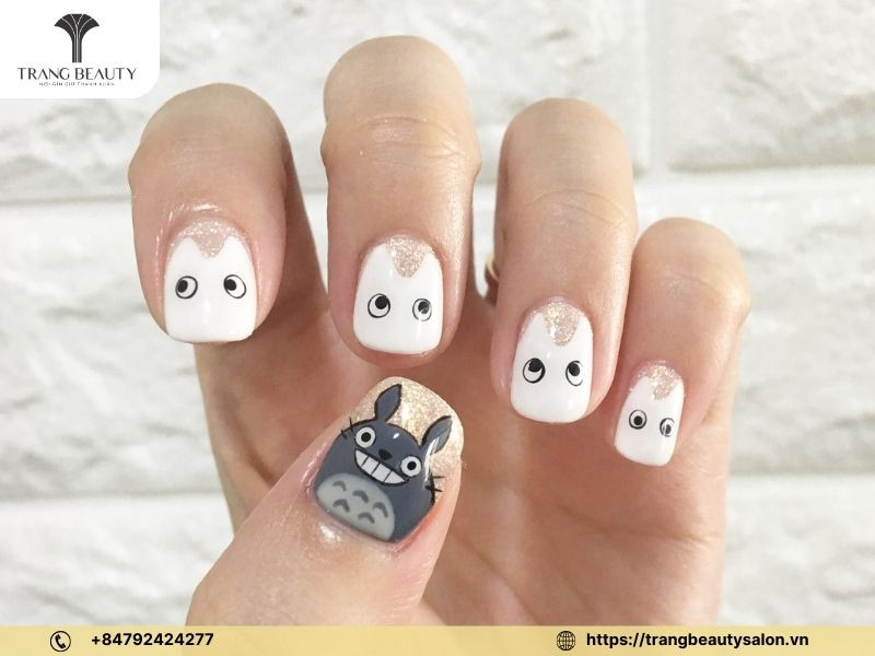 Hướng Dẫn Vẽ Móng Tay Đơn Giản Dễ Thương Tại Nhà Mẫu vẽ móng tay đơn giản dễ thương với tông màu pastel