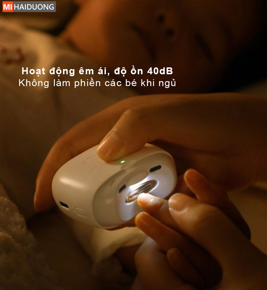 máy cắt móng tay Xiaomi hoạt động êm ái