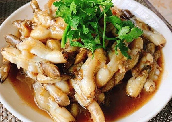 Món sò móng tay khô xào me chua ngọt hấp dẫn, đậm đà hương vị biển