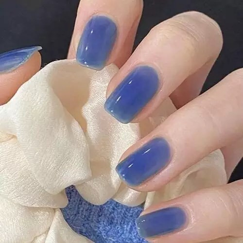 Móng tay giả màu thạch xanh mint tươi mới