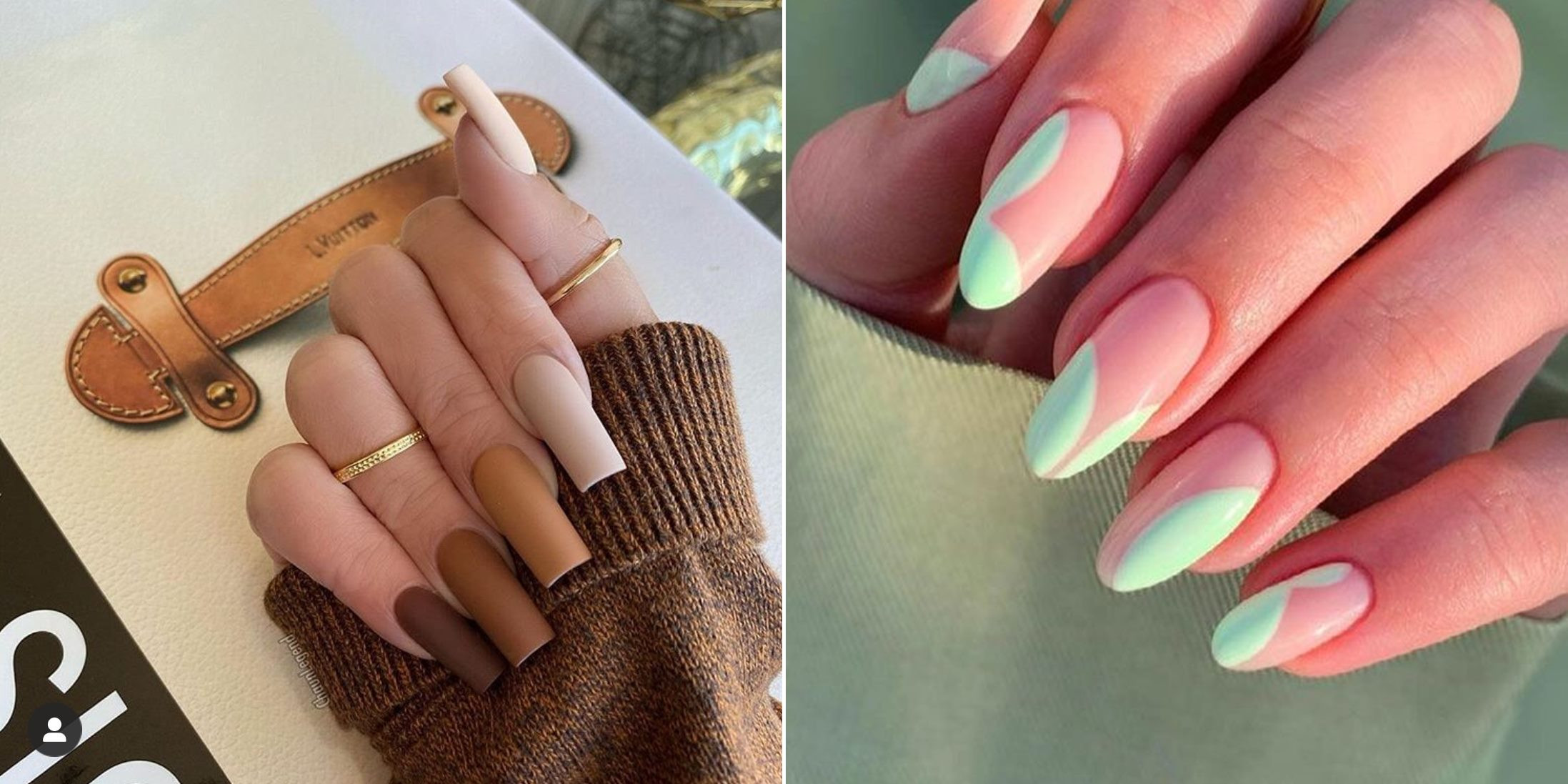 Móng tay màu pastel giúp da sáng hơn