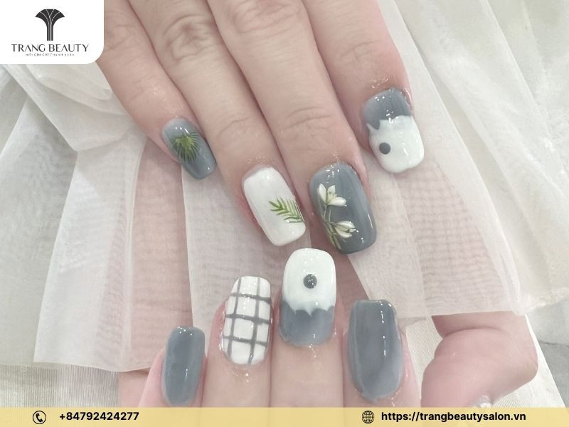Khám Phá Các Mẫu Vẽ Hoa Móng Tay Đẹp Tuyệt Mỹ Cho Phái Nữ Móng tay vẽ hoa màu pastel đáng yêu