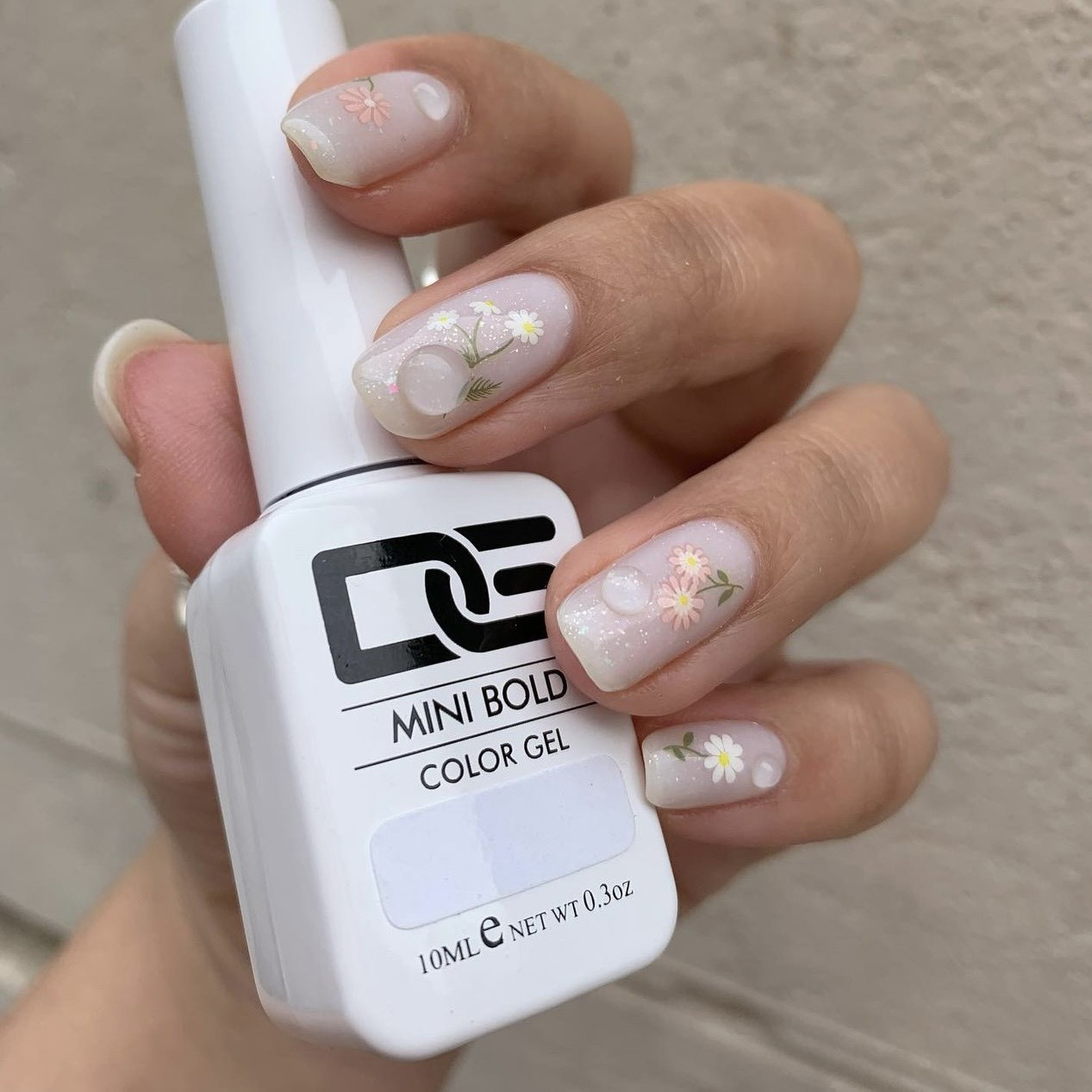 Nail hoa bồ công anh