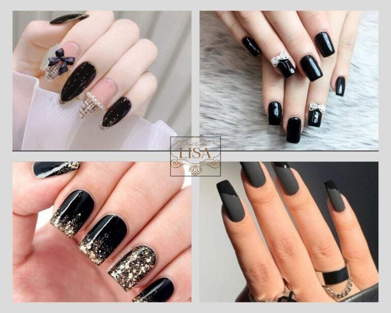 Nail màu đen