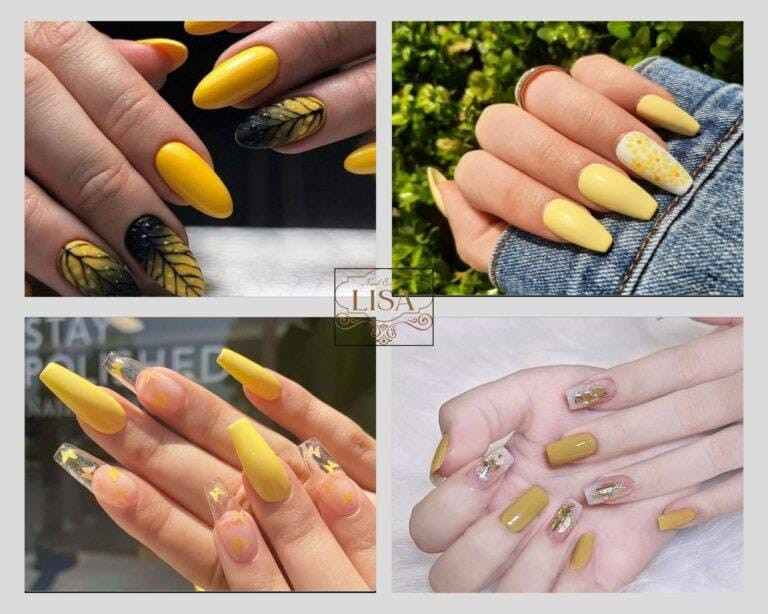Nail màu vàng