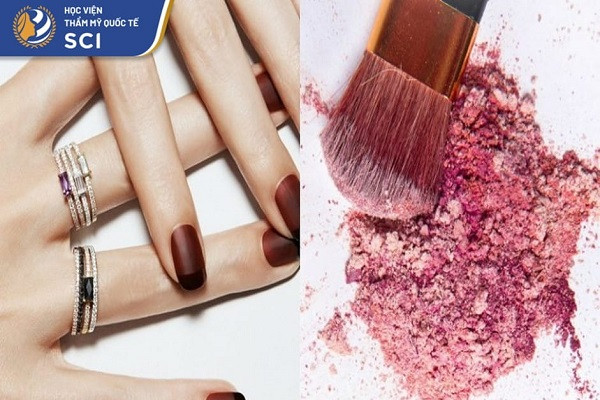 Nail nhám với lớp sơn lì mịn màng, tôn lên vẻ đẹp tinh tế cho bàn tay