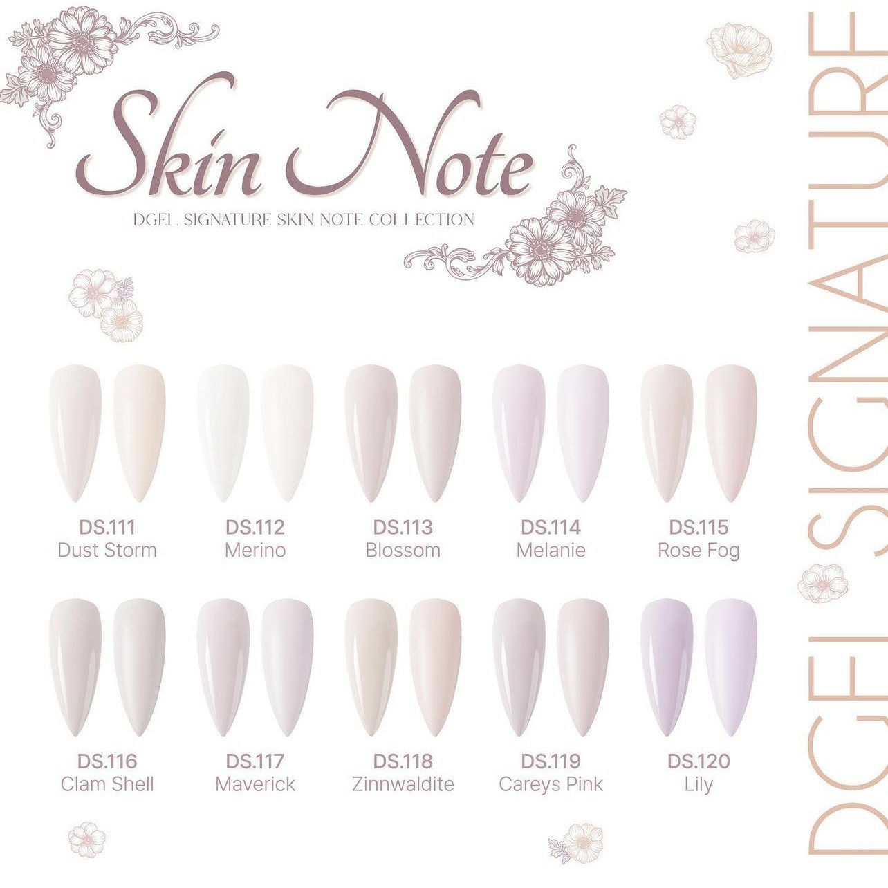 Nail nude đa dạng sắc thái