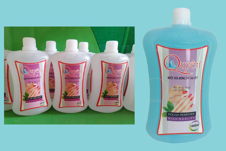 Nơi Mua Acetone Tẩy Móng Tay Ở Đâu Đảm Bảo Chất Lượng? Nước tẩy sơn móng tay Quyên - lựa chọn uy tín khi tìm mua acetone tẩy móng tay ở đâu