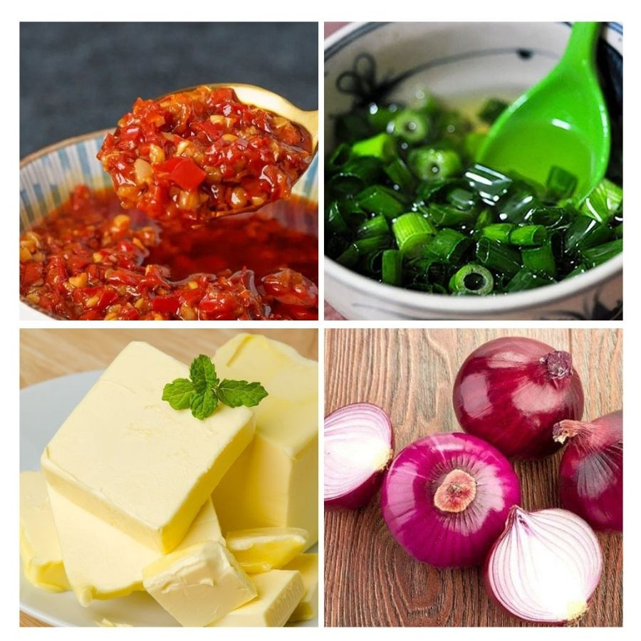 ốc móng tay tươi sống để chế biến món nướng mỡ hành