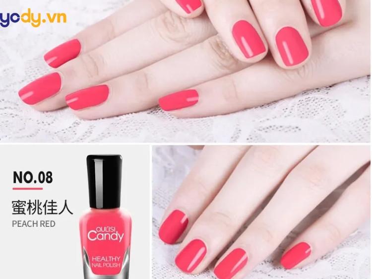 Sơn móng tay lột Oulisi Candy màu sắc ngọt ngào