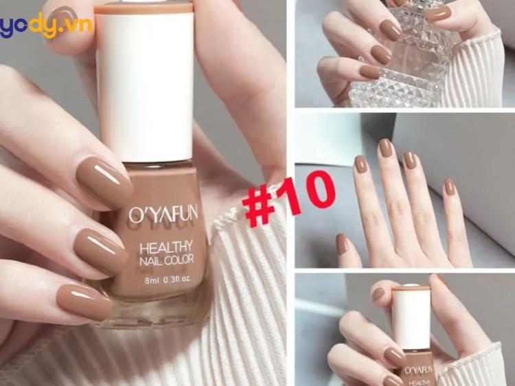 Sơn móng tay lột O'Yafun với thiết kế lọ sơn dễ thương