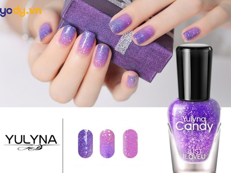 Sơn móng tay lột Yulyna Candy an toàn cho móng