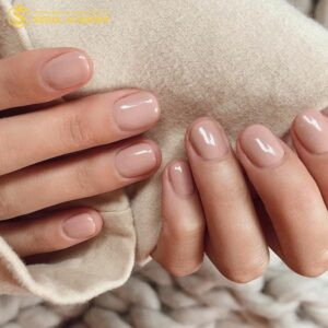 Sơn móng tay nude hồng cho chàng trai trầm tính
