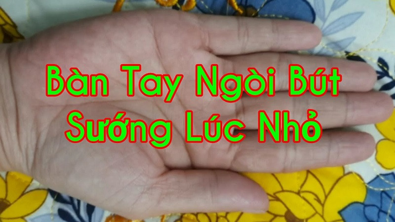Sự chắc chắn của bàn tay, đi cùng dáng móng tay ngòi bút duyên dáng theo tướng số