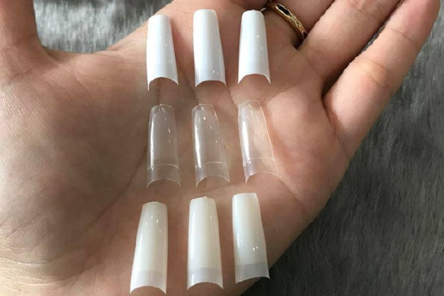 Tạo hình móng tay giả từ ống hút nhựa với nhiều dáng khác nhau