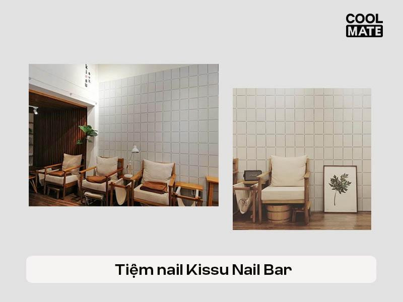Thiết kế nội thất mang phong cách Nhật Bản tại Kissu Nail Bar, lý tưởng cho dịch vụ chăm sóc móng tay nam
