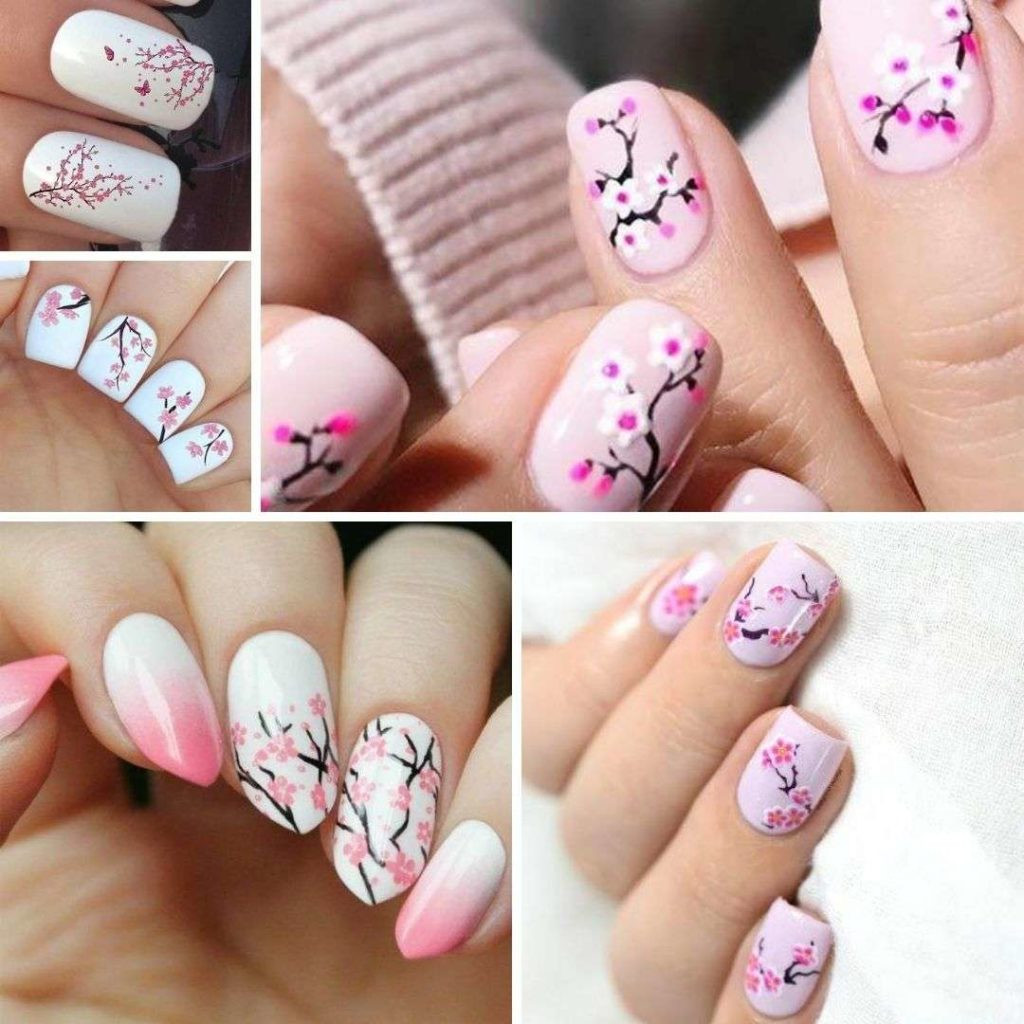 Tổng hợp các mẫu móng tay hoa anh đào đẹp và trẻ trung