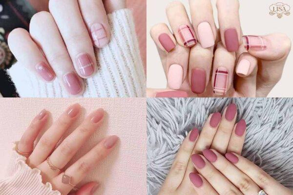 Vẻ đẹp của móng tay màu đơn sắc thanh lịch