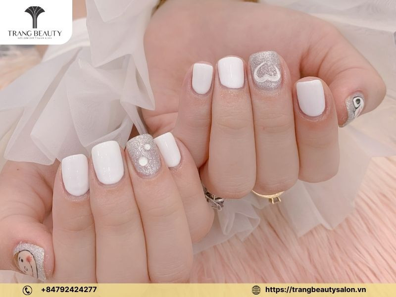 Vẽ móng tay nail cut-out độc đáo cá tính