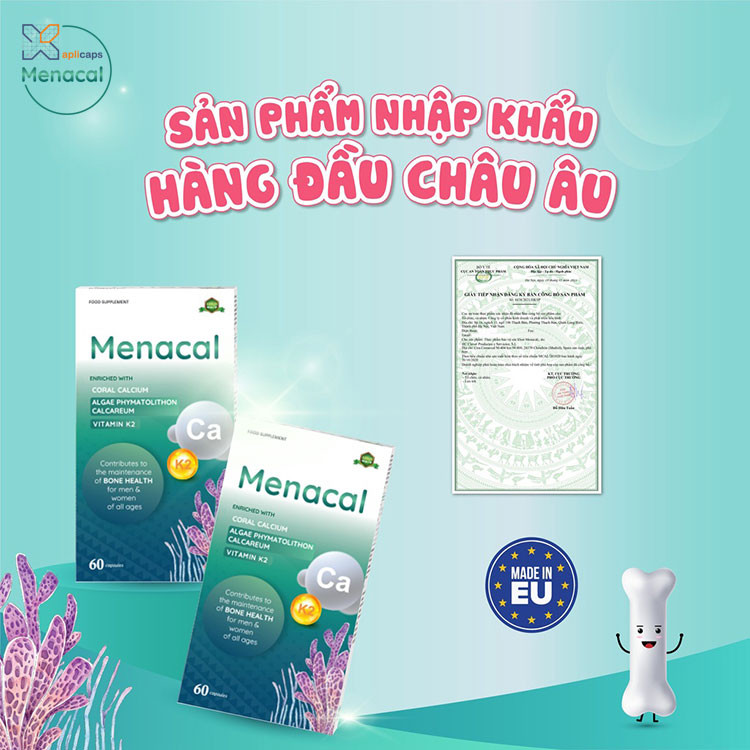 Viên uống bổ sung canxi và khoáng chất giúp cải thiện móng tay